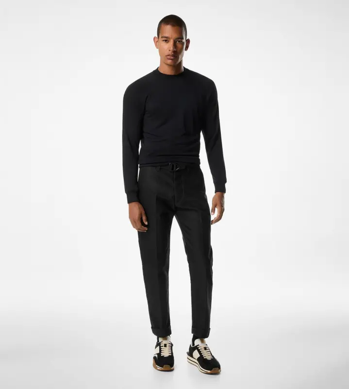 MILITARY COTTON CHINO BLACK online